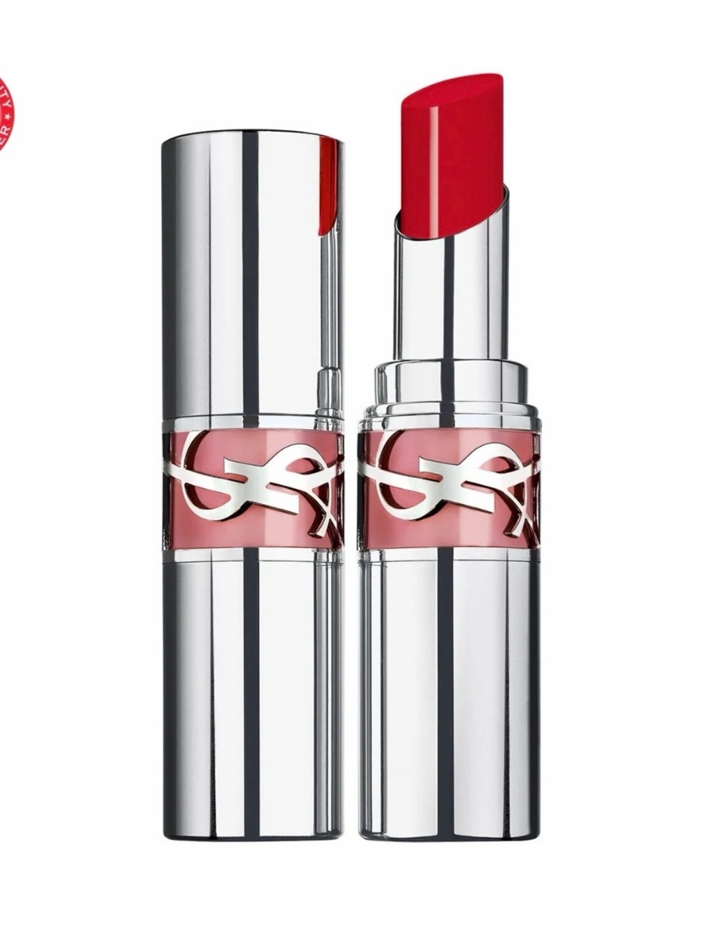 Yves Saint Laurent Loveshine high shine lipstick. Shade 45 Shiny Silver Case